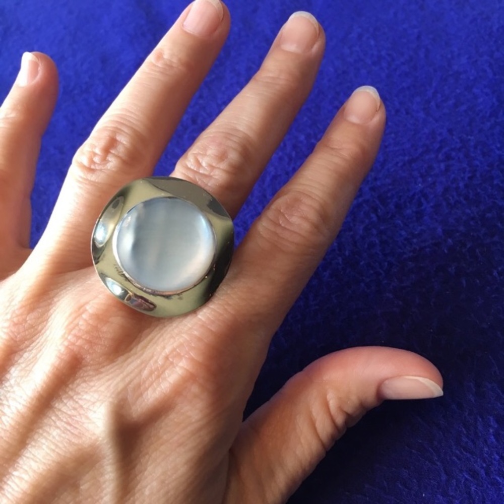 Sterling Silver Adjustable Ring. 925 - image 4